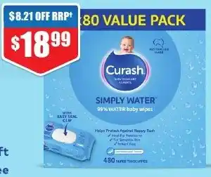 Curash Baby Simply Water Wipes