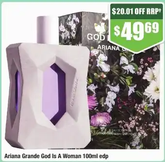 Chemist Warehouse Ariana Grande God Is A Woman 100ml edp offer