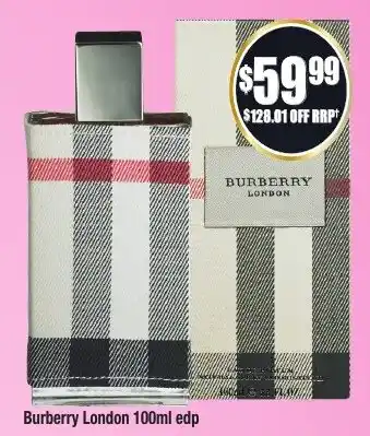 Chemist Warehouse Burberry London 100ml edp offer