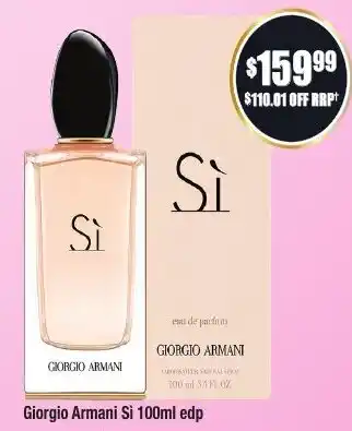 Chemist Warehouse Giorgio Armani Si 100ml edp offer