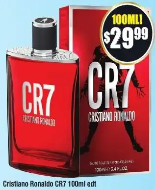 Chemist Warehouse Cristiano Ronaldo CR7 100ml edt offer