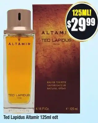 Chemist Warehouse Ted Lapidus Altamir 125ml edt offer