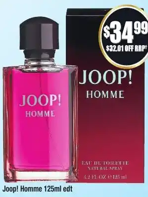 Chemist Warehouse Joop! Homme 125ml edt offer