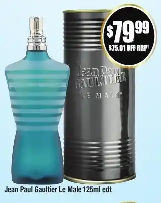 Chemist Warehouse Jean Paul Gaultier Le Male 125ml edt offer