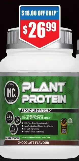 PLANT PROTEIN RECOVER & REBUILD