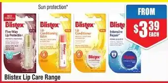 Chemist Warehouse Blistex Lip Care Range offer