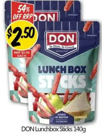 NQR DON Lunchbox Sticks 140g offer