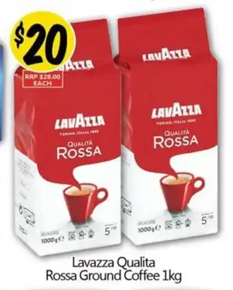 Lavazza Qualita Rossa Ground Coffee 1kg