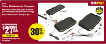 SuperCheap Auto Solar Maintenance Chargers offer