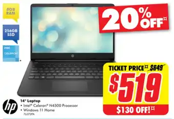 The Good Guys 14" Laptop offer