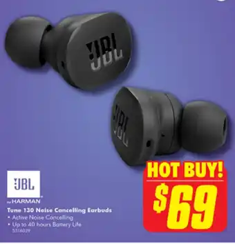 The Good Guys Tune 130 Noise Cancelling Earbuds offer