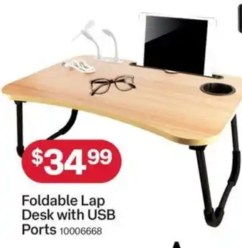 Australia Post Foldable Lap Desk with USB Ports 10006668 offer