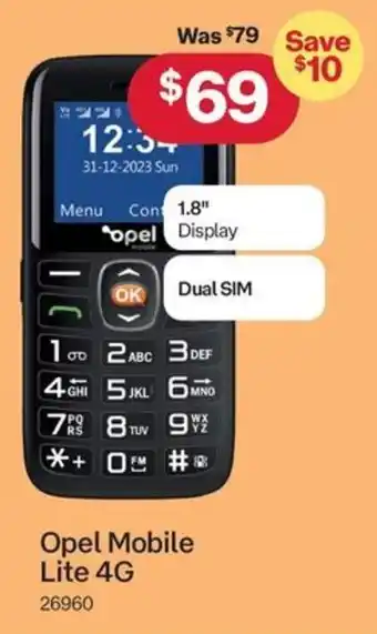 Australia Post Opel Mobile Lite 4G 26960 offer