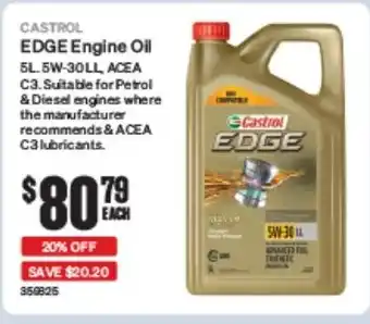 SuperCheap Auto CASTROL EDGE Engine Oil offer