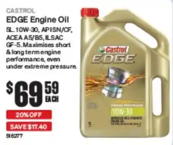 SuperCheap Auto CASTROL EDGE Engine Oil offer