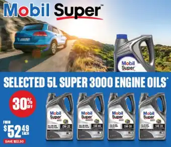 SuperCheap Auto SELECTED 5L SUPER 3000 ENGINE OILS offer