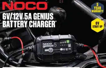 SuperCheap Auto NOCO 6V/12V 5A GENIUS BATTERY CHARGER offer