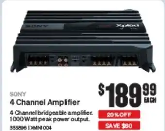 SuperCheap Auto 4 Channel Amplifier offer