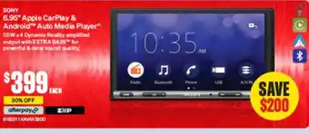 SuperCheap Auto 6.95" Apple CarPlay & Android™ Auto Media Player offer