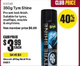 350g Tyre Shine