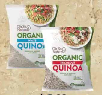 ALDI Oh So Natural Organic Quinoa offer