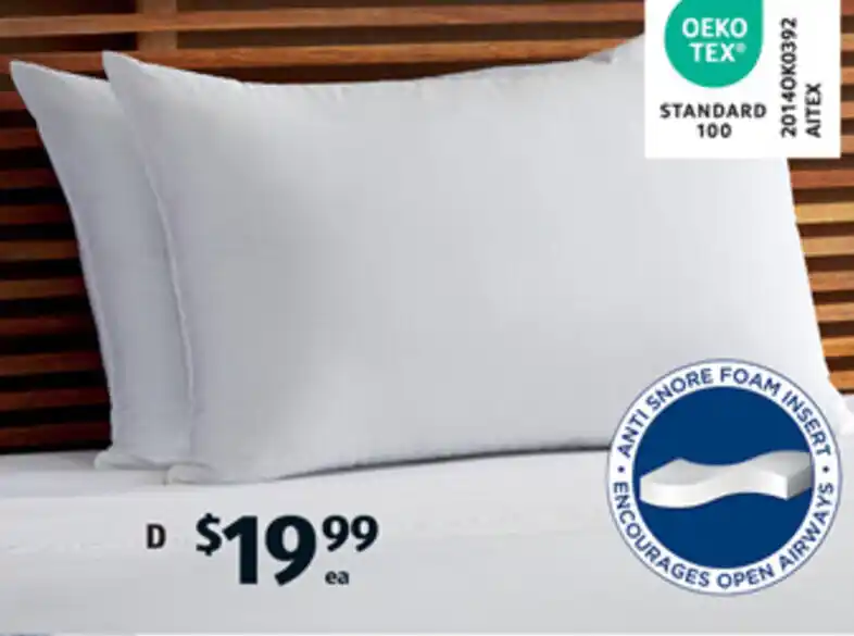 AntiSnore Pillow offer at ALDI