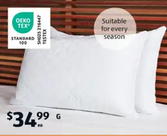 ALDI Outlast Pillow offer