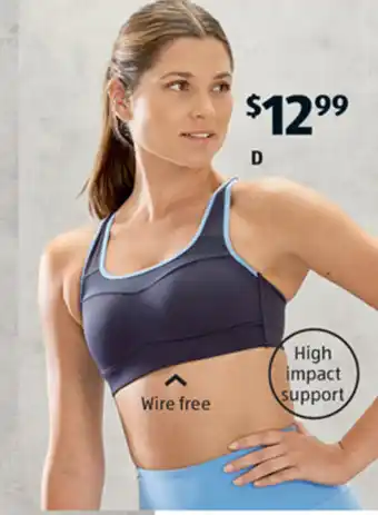 ALDI Women's Fitness Bra offer