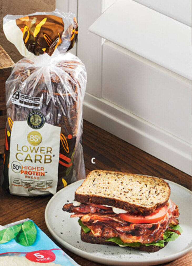 Bakers life Lower Carb Higher protein bread offer at ALDI