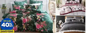 Spotlight LOGAN & MASON Quilt Cover Sets offer