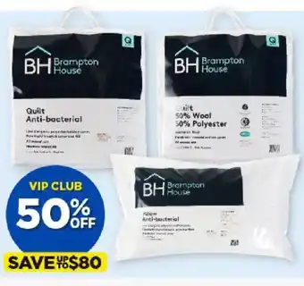 Spotlight ALL BRAMPTON HOUSE Bedding Anti-Bacterial Quilt QB offer