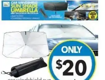 Cheap as Chips car windshield sun shade umbrella offer