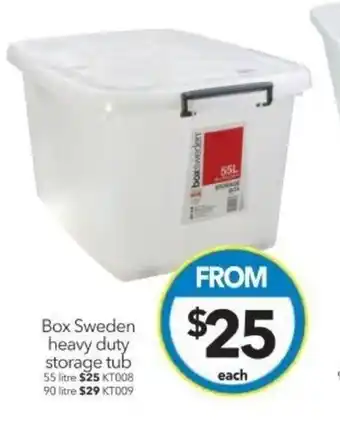 Cheap as Chips Box Sweden heavy duty storage tub offer