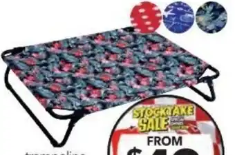 Cheap as Chips trampoline pet bed foldable legs offer