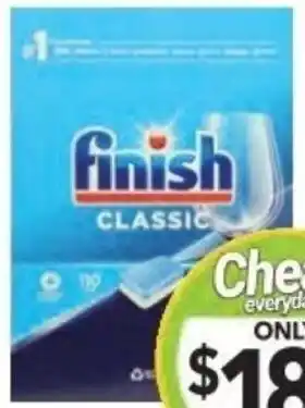 Cheap as Chips Finish Classic dish tabs offer