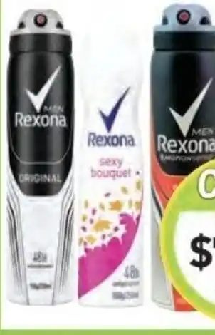 Rexona deodorant