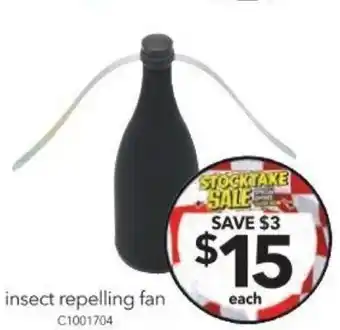 Cheap as Chips insect repelling fan offer