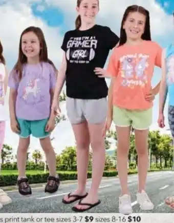 Cheap as Chips girls pull on shorts with white edge sizes 3-7 offer