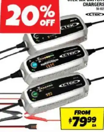 CTEK MX BATTERY CHARGERS