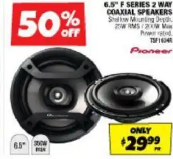 Autobarn 6.5" F SERIES 2 WAY COAXIAL SPEAKERS offer