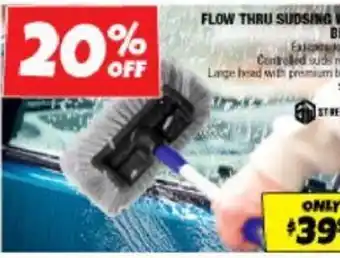 FLOW THRU SUDSING WASH BRUSH