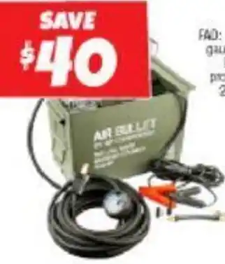 Autobarn Air bullet 12V air compressor offer