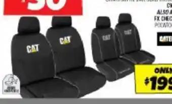 Autobarn Canvas icon seat covers black front offer