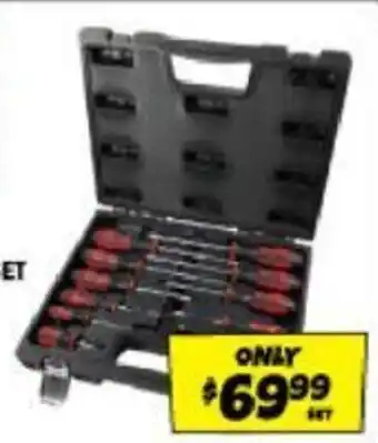 Autobarn 12 pc. screw driver set offer