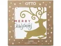 Officeworks Otto Christmas Cards 10 Pack Deer offer