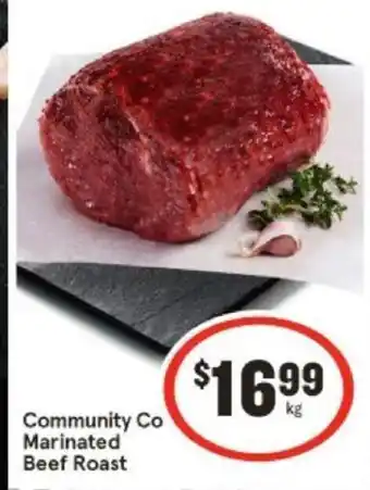 IGA Community Co Marinated Beef Roast offer