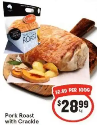 IGA Pork Roast with Crackle offer