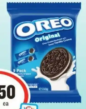 IGA Oreo Original Cookies 9 Pack offer
