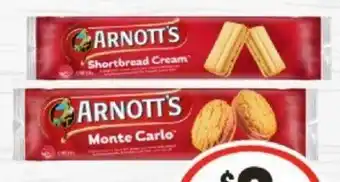 IGA Arnott's Cream Biscuits 200-250g Selected Varieties offer