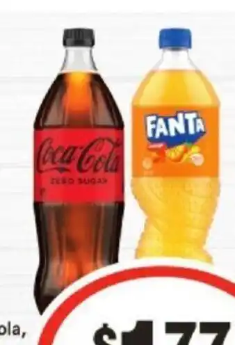 IGA Coca-Cola, Fanta, Sprite or Mount Franklin 1.25 Litre Selected Varieties offer